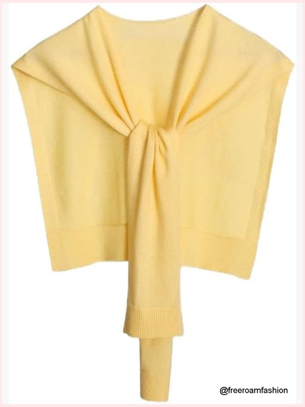 Striped Knit Pashmina Shawl Wrap Scarf Cardigan Cape Coverup